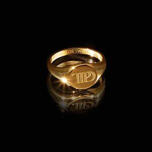 TTPD Gold Plated Ring Taylor Swift The Tortured Poets Department Size 6